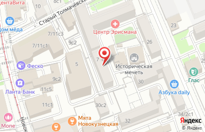 Центрального АО Замоскворечье Союзводотепло ЗАО на карте