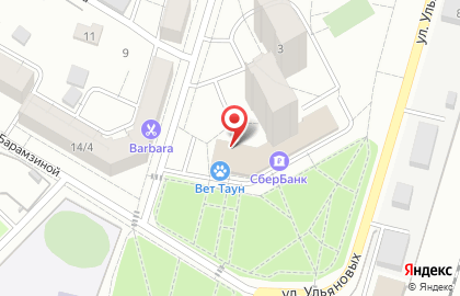 Страховая компания СберСтрахование на улице Ульяновых на карте