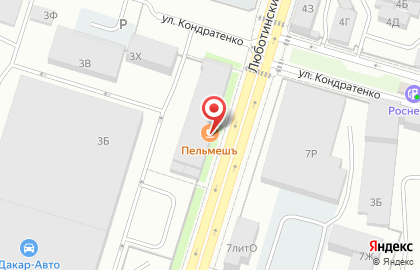 Столовая Пельмешъ на Люботинском проспекте на карте