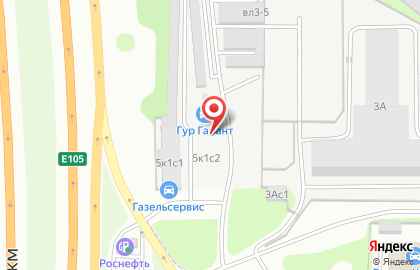 Автотехцентр ГазельСервис на улице Василия Петушкова на карте