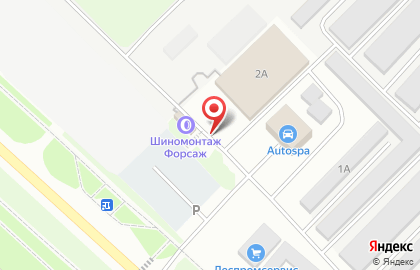 Шиномонтажная мастерская Форсаж в Сыктывкаре на карте