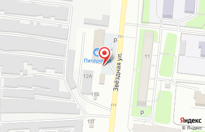 Супермаркет Пятёрочка в Красноглинском районе на карте