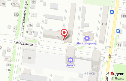 СберБанк России на Северной улице на карте