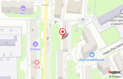 Центр юридического сопровождения бизнеса на улице Памфилова на карте