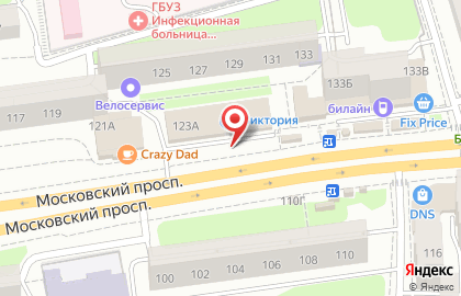 Шарм на Московском проспекте на карте