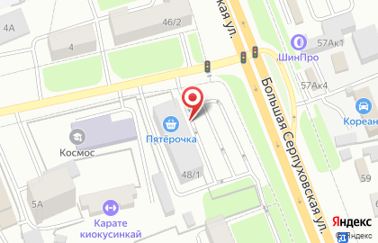 Супермаркет Пятёрочка в Москве на карте
