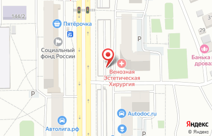 Автостоянка в Челябинске на карте