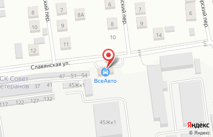 Торговый дом Маркет на Славянской улице на карте