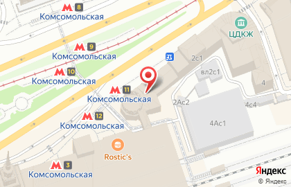 Ресторан быстрого питания Бургер Кинг в Красносельском районе на карте