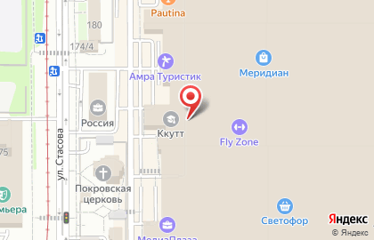 Батутный парк FlyZone на улице им. Стасова на карте