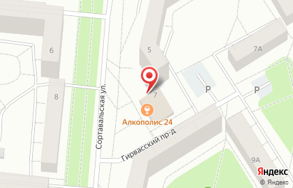 Служба доставки Pizza Casa на карте