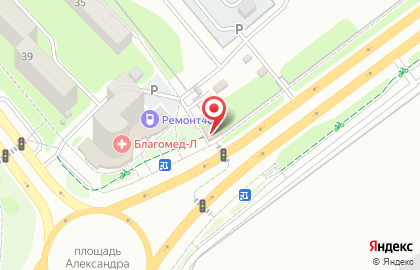 Продуктовый магазин в Липецке на карте
