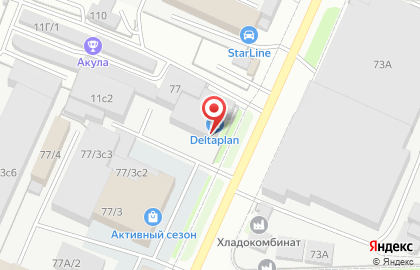 Магазин автозапчастей Deltaplan на карте