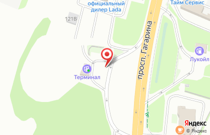 Компания по продаже моторных масел Оил Мэн на проспекте Гагарина на карте