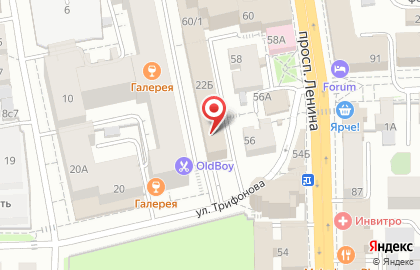 Банк Интеза в Томске на карте