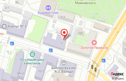 Колледж в Уфе на карте