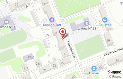 Стоматология на Заречной на карте