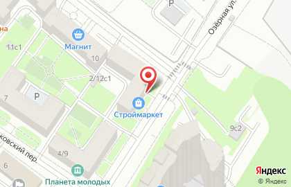 Строймаркет в Москве на карте