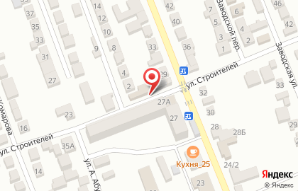 Автомастерская на улице Гагарина на карте