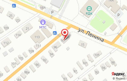 Салон связи МегаФон на улице Ленина на карте