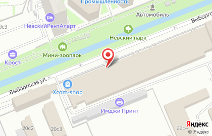 Компания РУСБИЗНЕСАВТО на Выборгской улице на карте