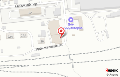 Магазин Двадцатка в Железнодорожном районе на карте