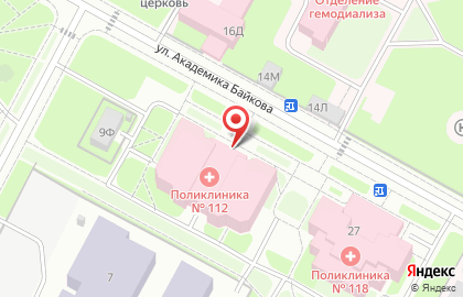Страховая медицинская компания Капитал Медицинское Страхование на улице Академика Байкова на карте