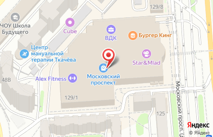 Гипермаркет Лента в Воронеже на карте