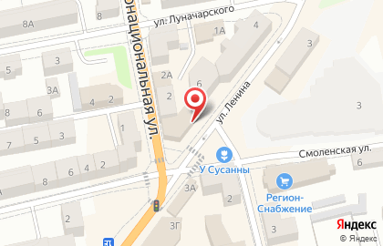 Салон оптики Айкрафт на улице Ленина на карте