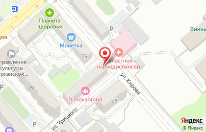 Пункт выдачи заказов Boxberry на улице Урицкого на карте