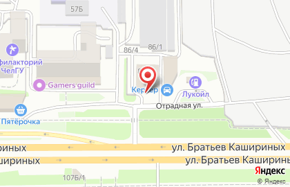 Студия автовинила Atika на улице Братьев Кашириных на карте