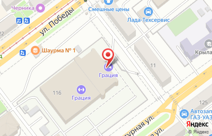 Учебно-спортивный центр Грация на Физкультурной улице на карте