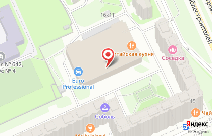 Школа балета Kasok на метро Приморская на карте