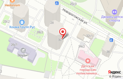 Патриса Нейл на Новорогожской улице на карте