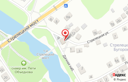 Продуктовый магазин на Стрелецкой улице на карте