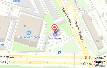 Роснефть на проспекте КИМа на карте