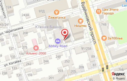 Строительная компания Желдорипотека на Катаева на карте