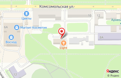 Туристическое агентство ТурАвиа-Сервис на Комсомольской на карте