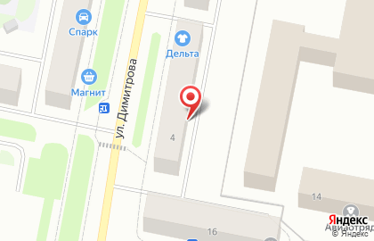 Магазин Идеал, магазин на улице Димитрова на карте