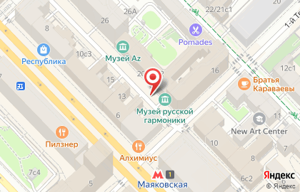Мадам Джерси на карте