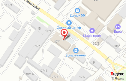 Магазин напольных покрытий и дверей УправДом в проезде Автоматики на карте