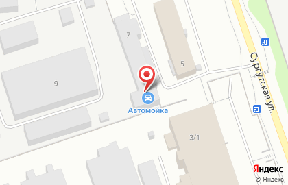 Автомойка в Нефтеюганске на карте