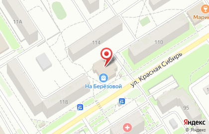 Магазин АвелонСпорт на улице Красная Сибирь на карте