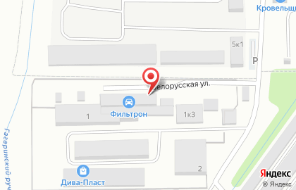 Производственная компания Три Окна на Белорусской улице на карте