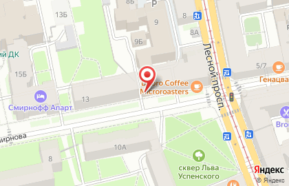 Петрополитана на карте