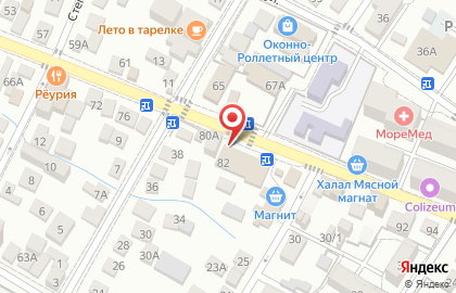 Банкомат Бинбанк на улице Островского, 82 в Геленджике на карте