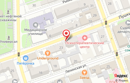 Клининговая компания Gold Clean на Пушкинской улице на карте