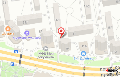 Магазин овощей и фруктов в Ростове-на-Дону на карте