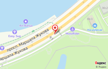 Парковка Гормост на проспекте Маршала Жукова на карте