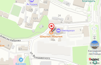 Кафе Шашлык-Машлык в Кисловодске на карте
